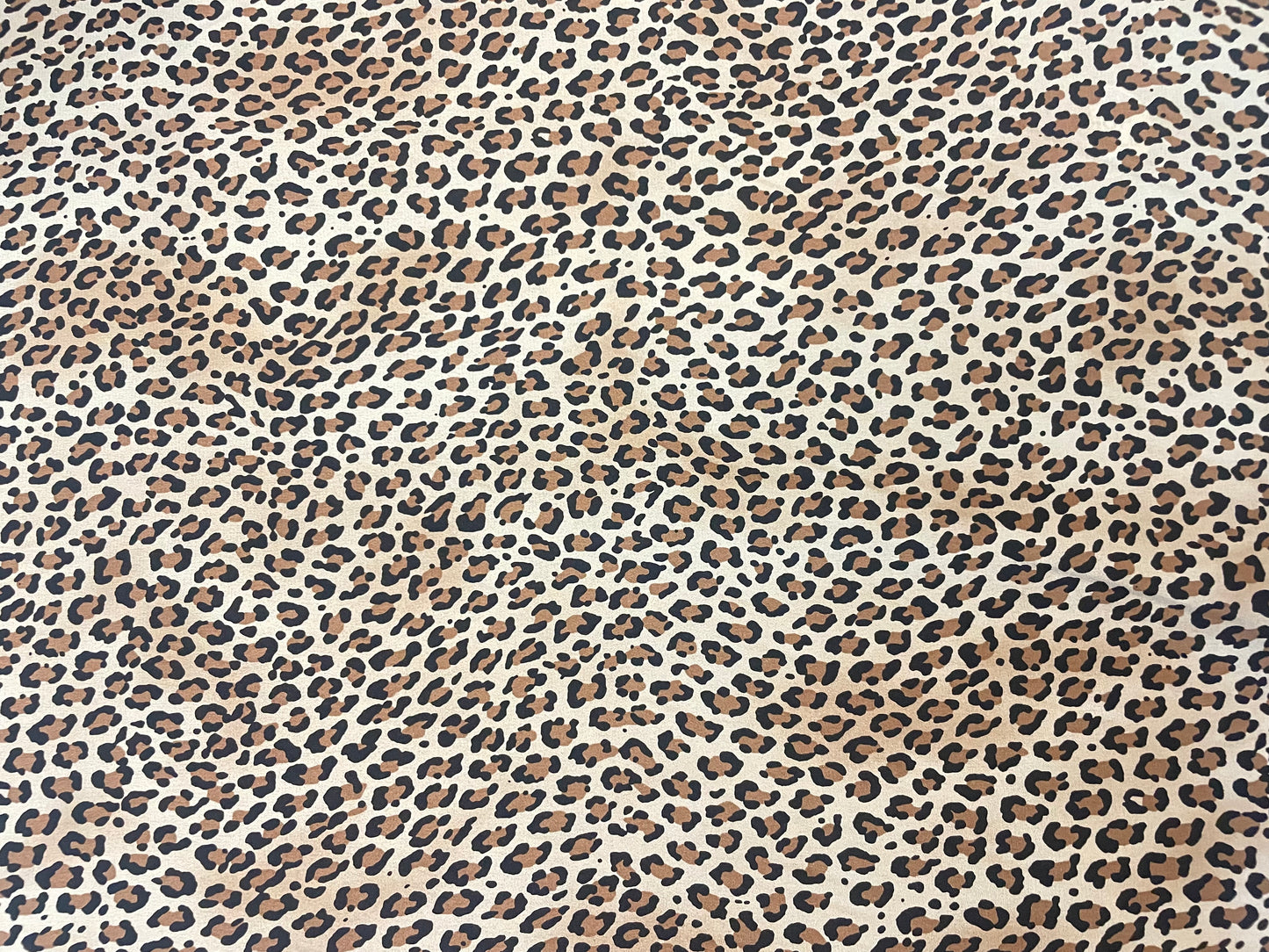 Printed Silk Crepe De Chine - Mini Cheetah