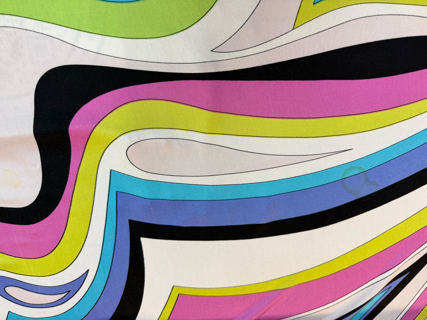 Printed Silk Jersey - Colorful 60's Mod