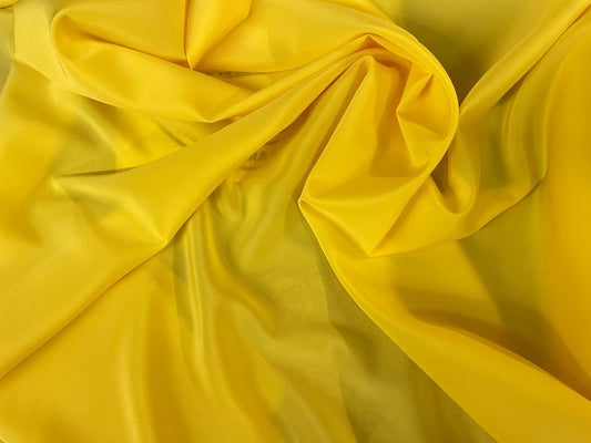 Silk Crepe De Chine - Sunshine Yellow - 16mm Designer