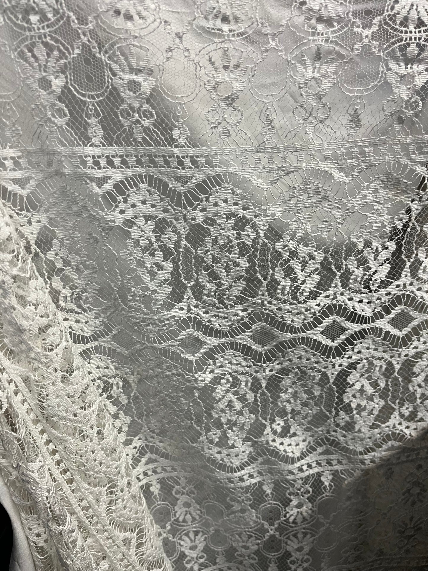 Delicate Stripe Lace - Off-White