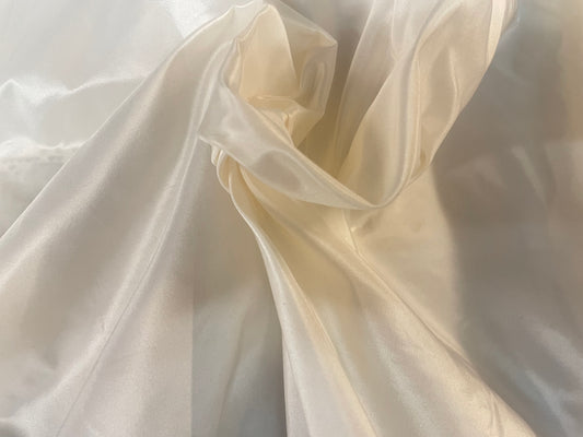 Silk Taffeta Wide - Bright White