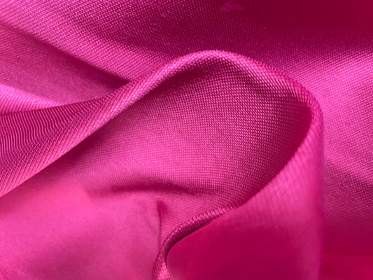 Italian Poly Zibeline Satin - Hot Pink