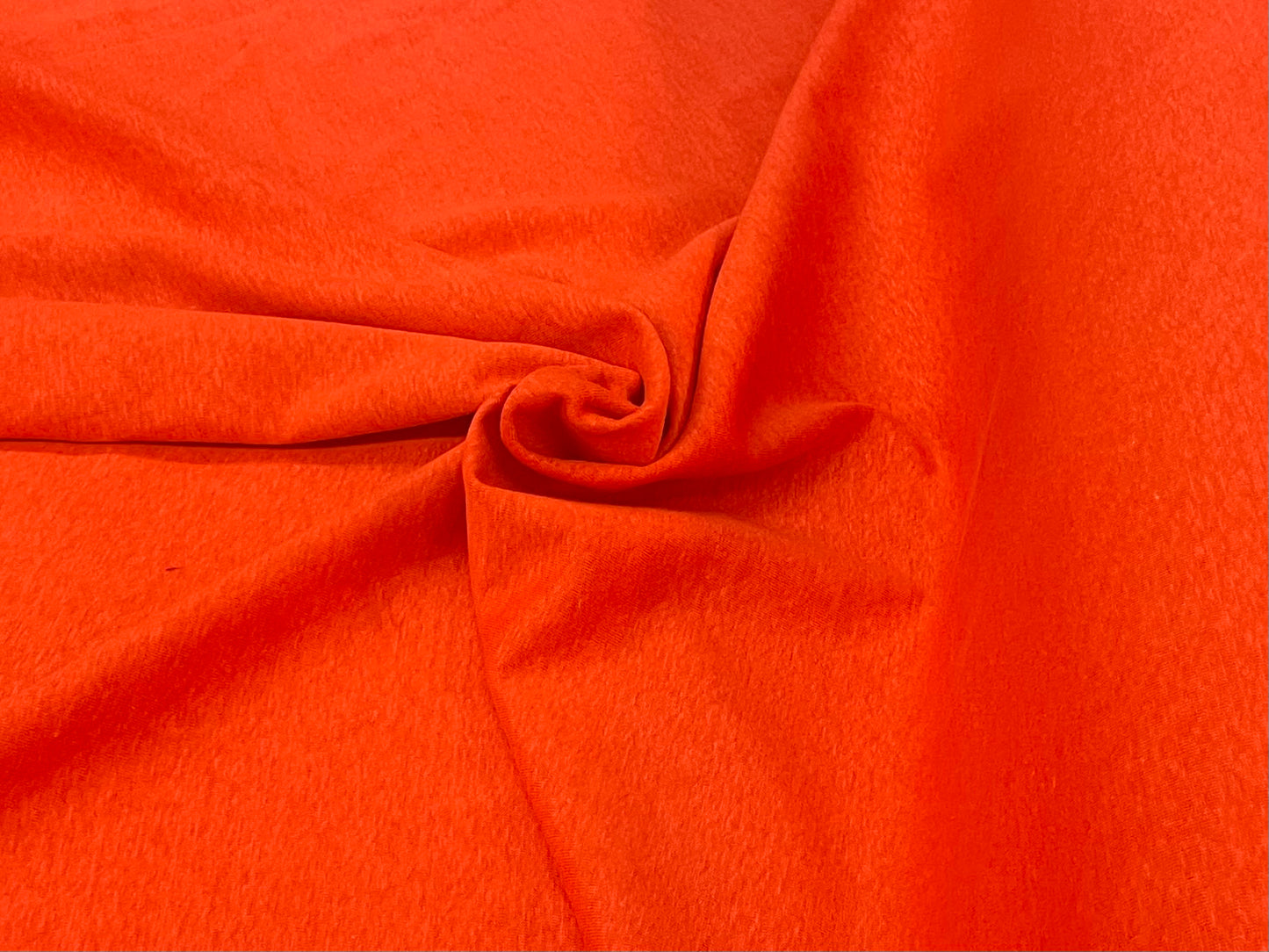 Italian Double Face Linen Jersey - Tomato Red & Orange