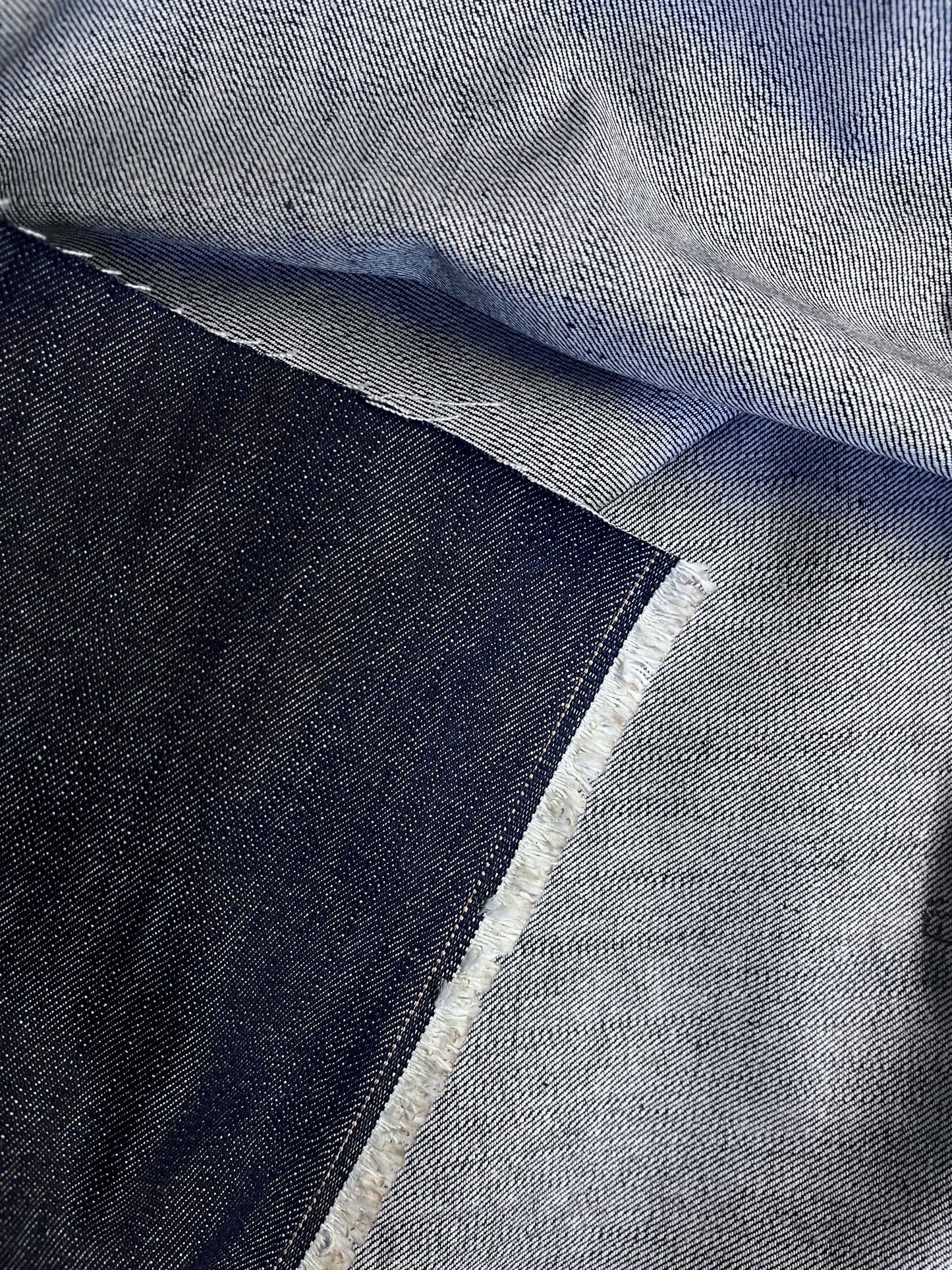 USA Cotton Denim - Dark Wash Blue