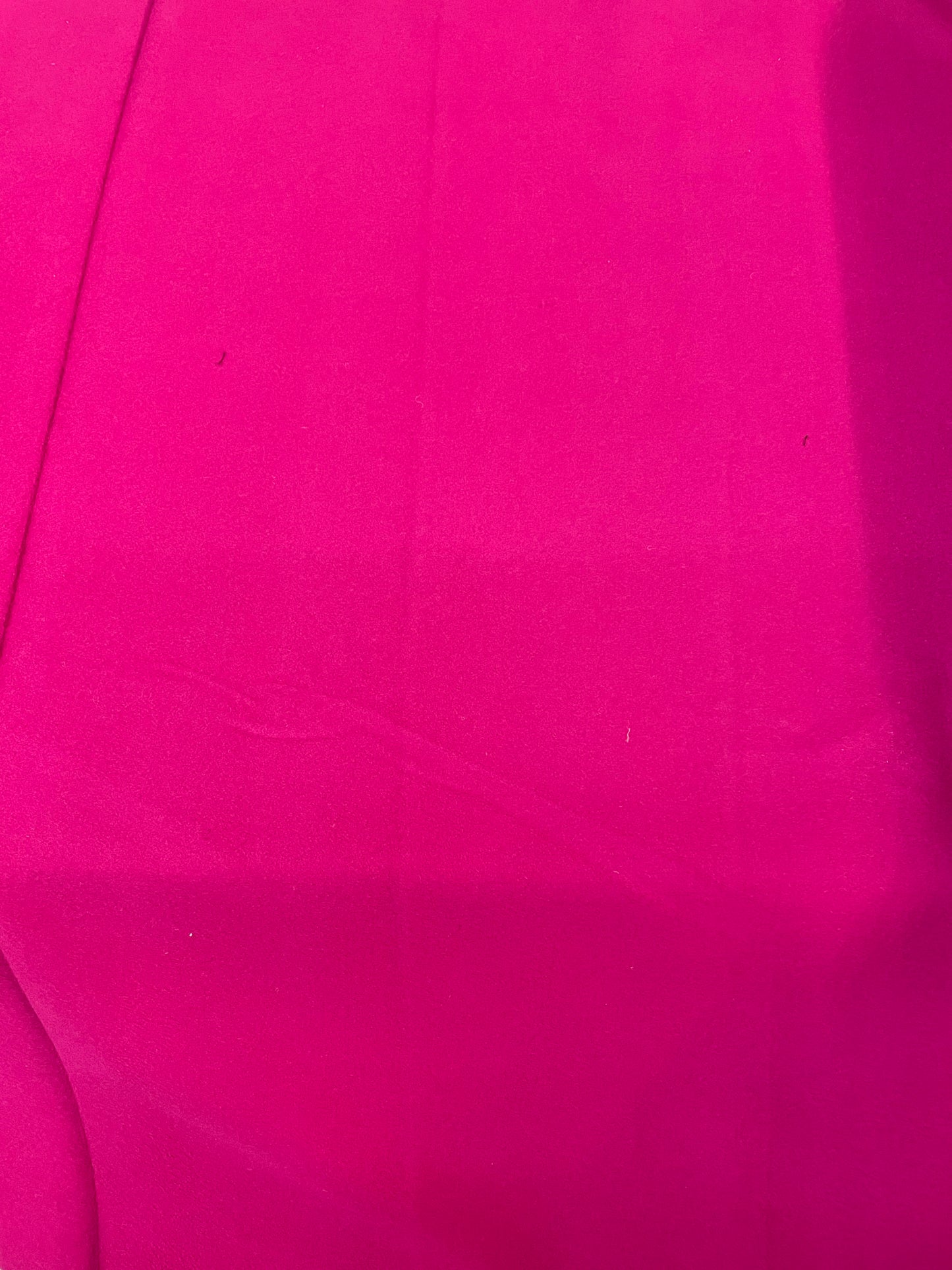 Italian Designer Fused Cashmere Wool - Berry Pink
