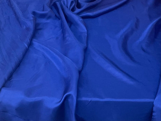 Silk Habotai Lining - Royal Blue