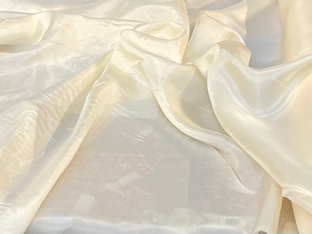 Silk Habotai Lining - Cream