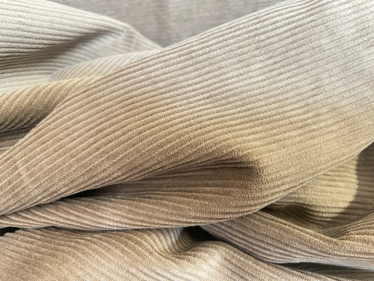 100% Cotton Corduroy - Light Brown