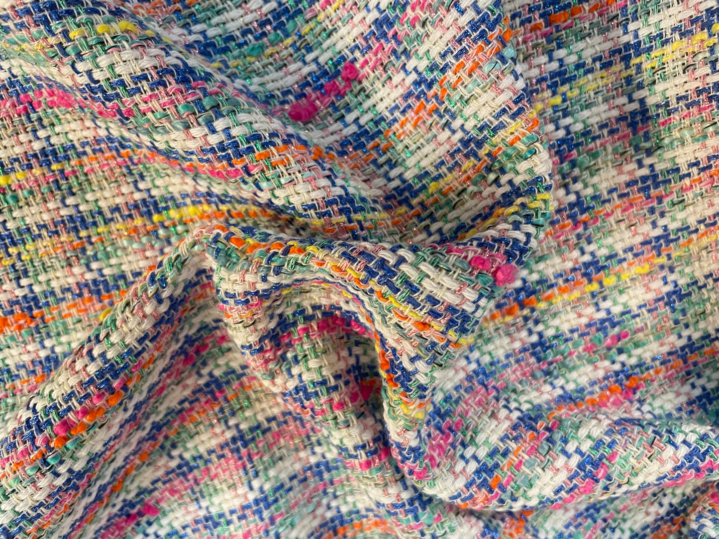 Woven Boucle Lurex Poly/Rayon - Multicolor