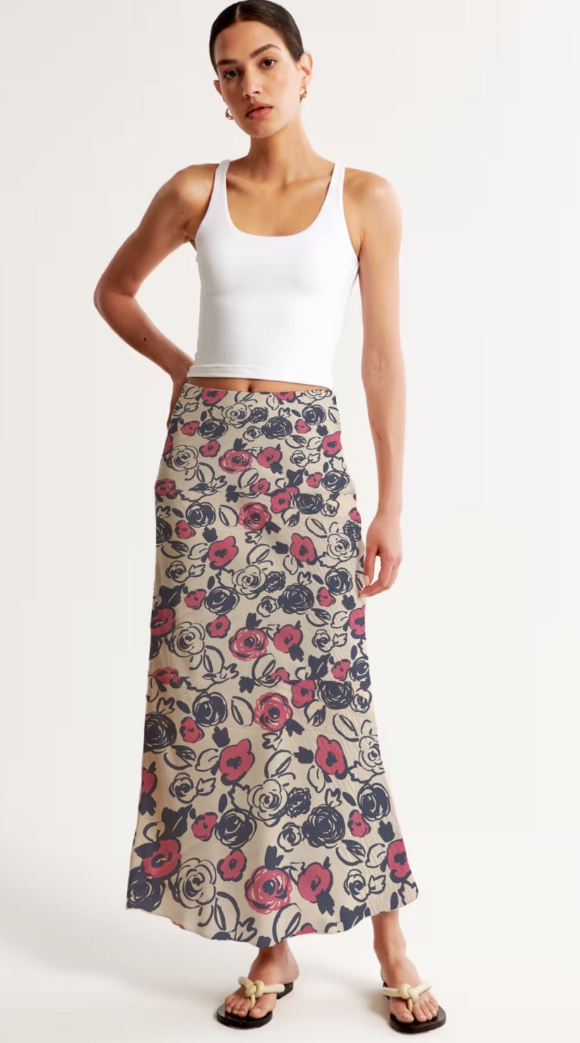Cotton Canvas - Watercolor Peacock Floral