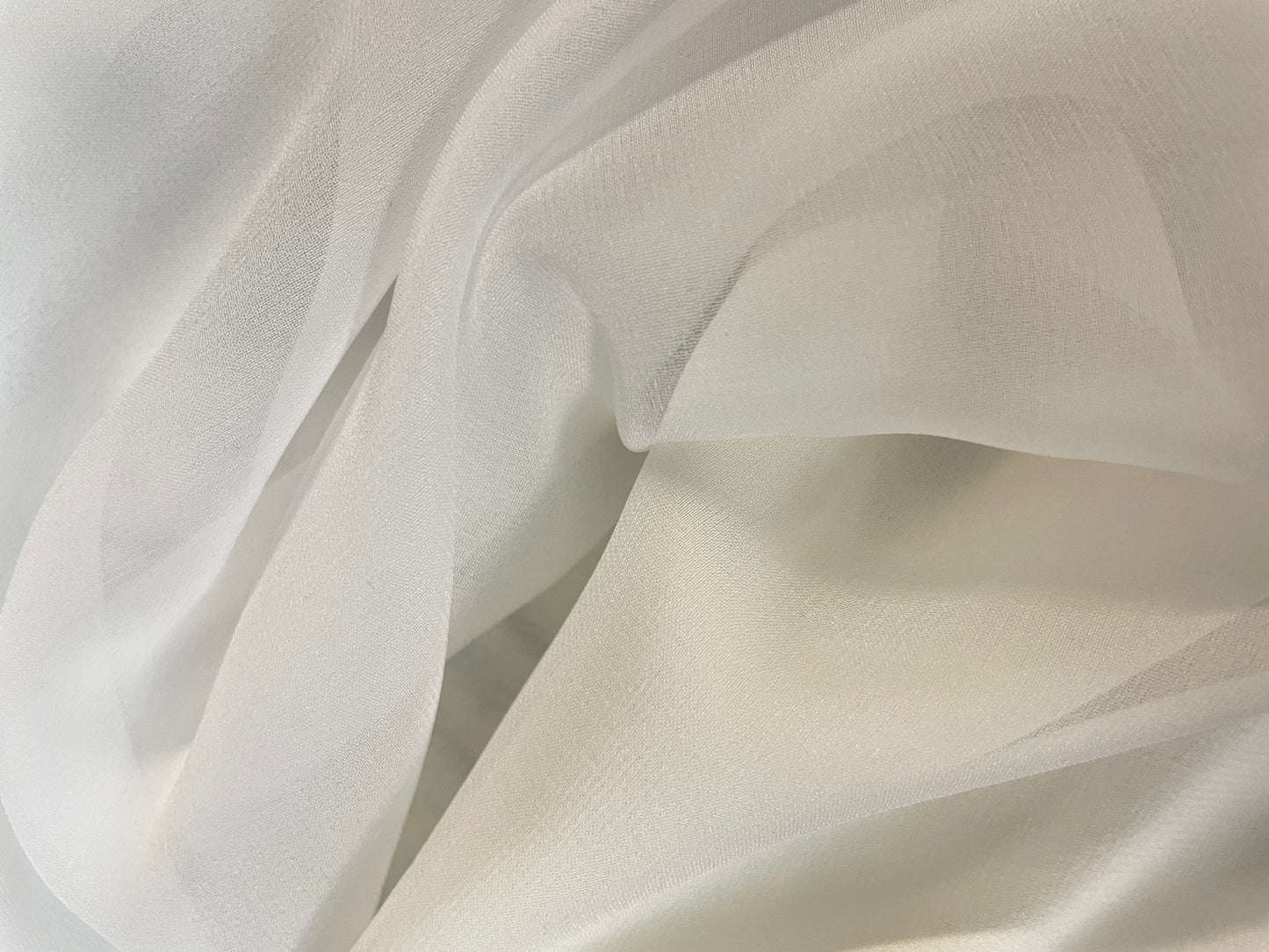 Silk Chiffon Wide - Pure White