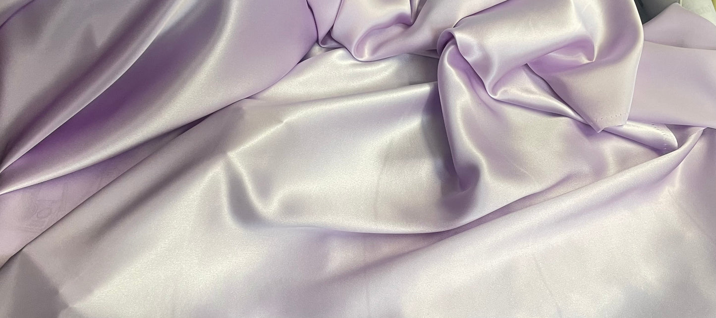 Silk Charmeuse Wide - Lilac Purple - 19mm Designer