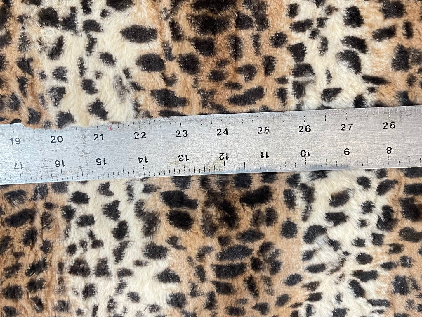 Italian Cheetah Faux Fur - Neutral Multicolor