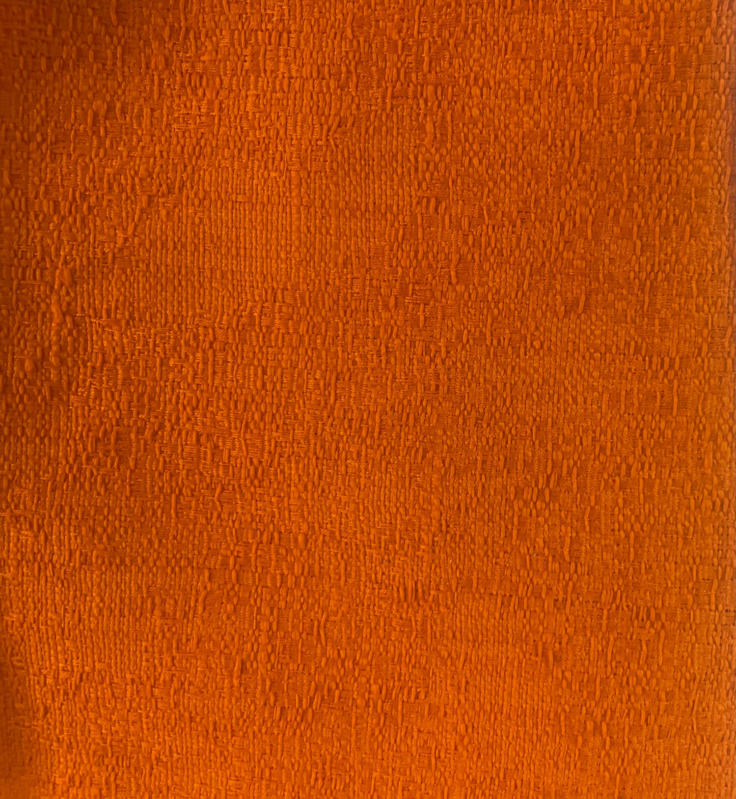 Italian Textured Woven Cotton - Tangerine