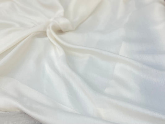 Transparent Silk & Cotton Blend - Ivory