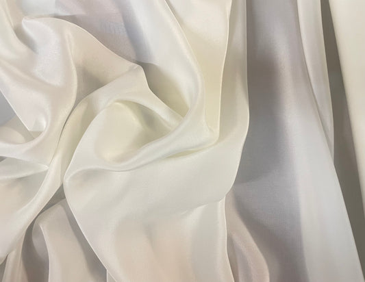 Silk Habotai Lining -Off White