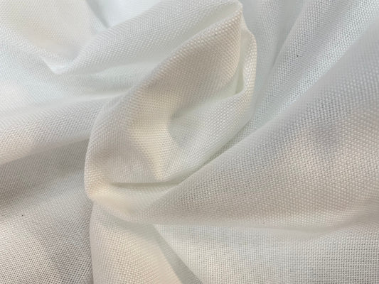 Classic Weave Linen & Cotton Blend - Sage White