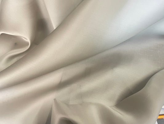 Silk Organza Satin Face - Light Grey