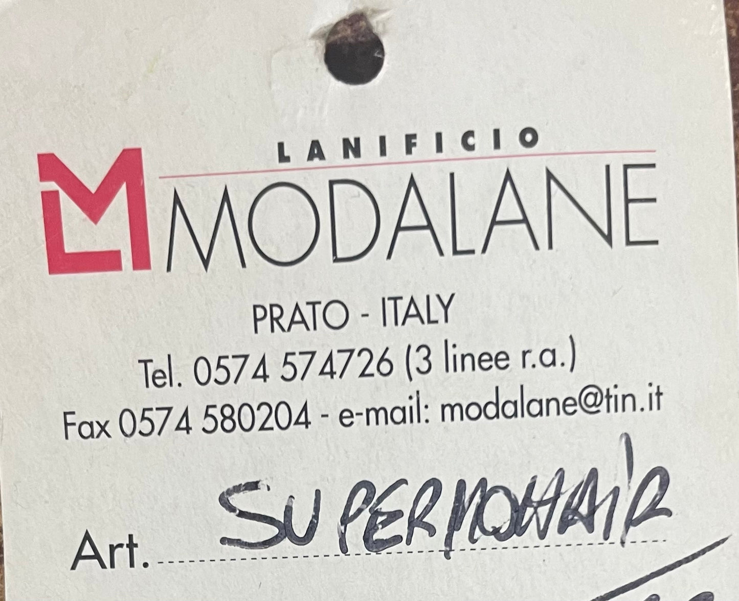 Italian Super Mohair Wool Plaid - Beige & Black