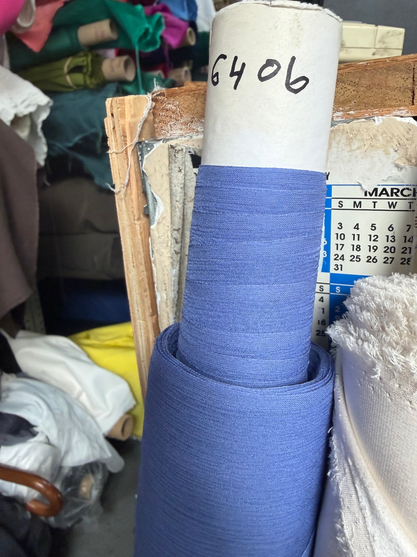 Crinkled Silk Chiffon - Periwinkle Blue