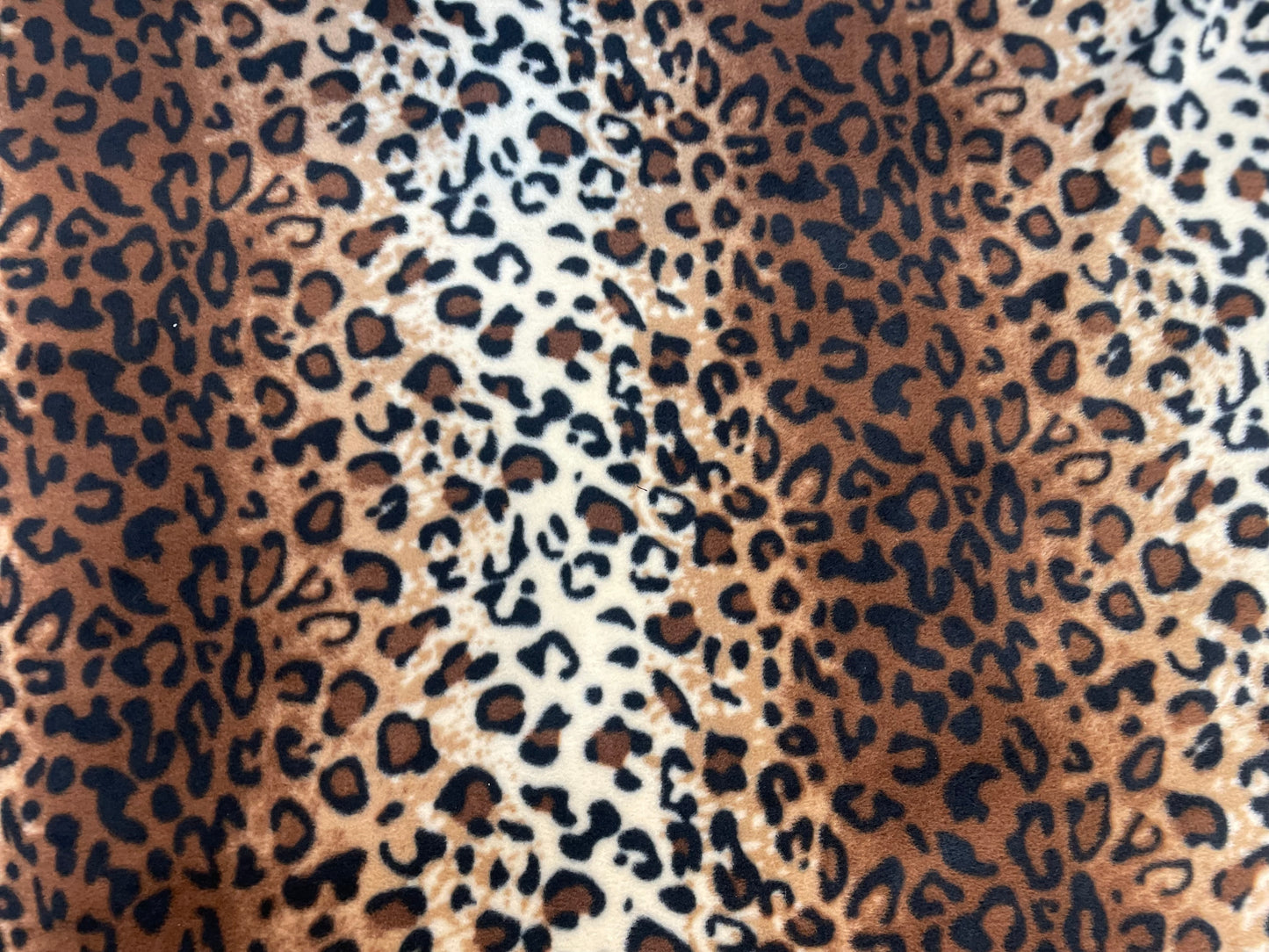 Cheetah Printed Polar Fleece - Neutal Multicolor