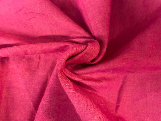 Iridescent Stretch Linen - Fushia/Orange