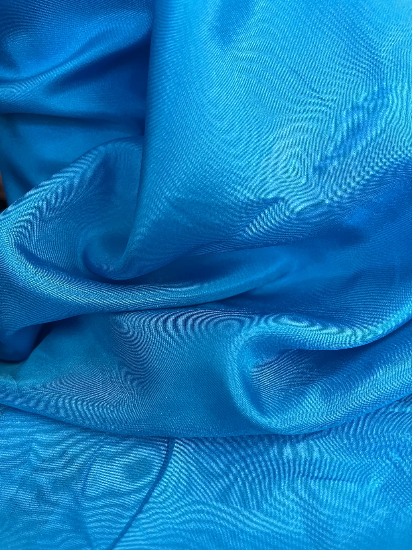 100% Silk Habotai Lining - Turquoise