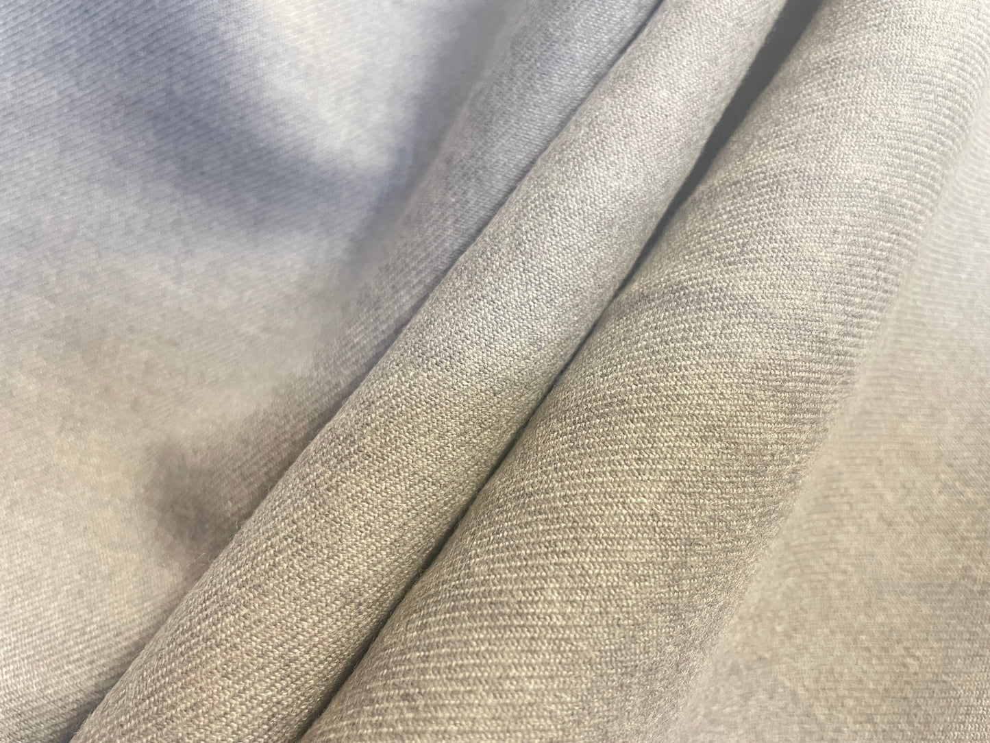 Wool Flannel Suiting - Grey