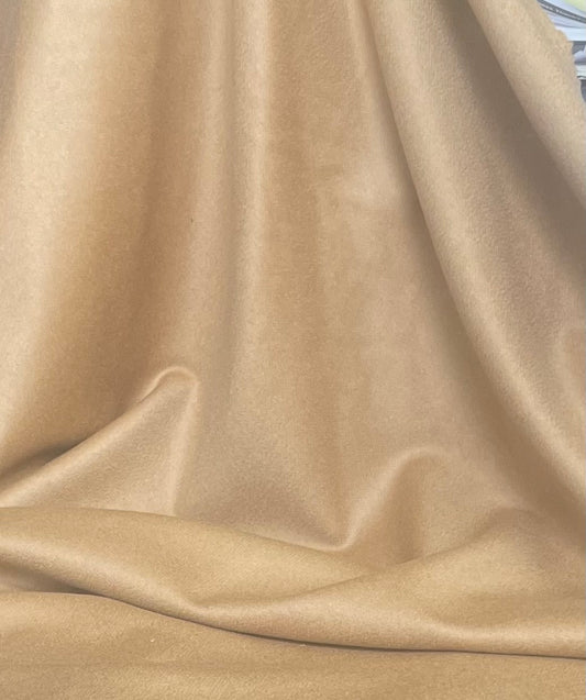 Italian Wool Coating -Camel Brown