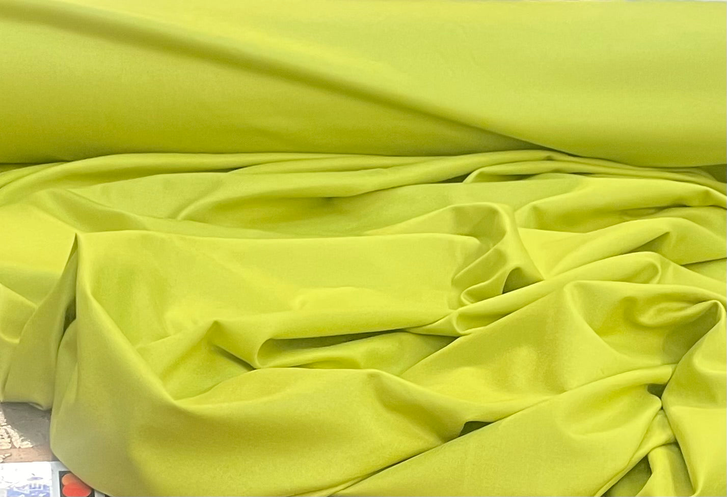 Italian Tropical Cashmere Wool Suiting - Chartreuse