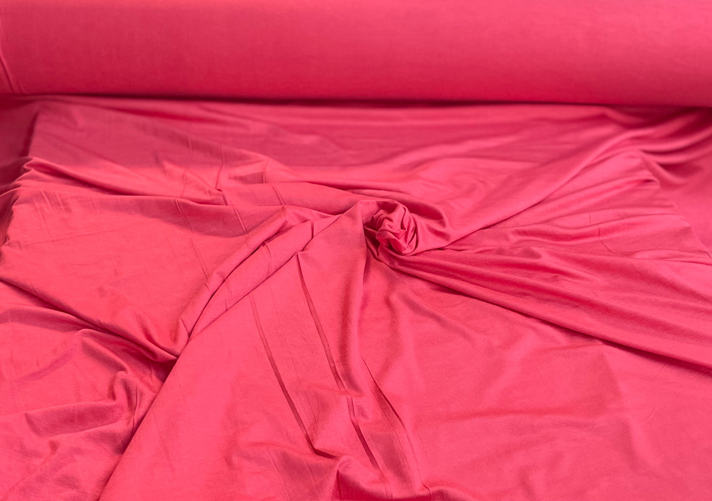 Rayon Jersey - Flamingo Pink