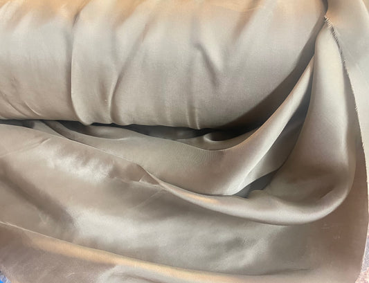 Fine Italian Twill Rayon Lining - Golden Beige - 56"