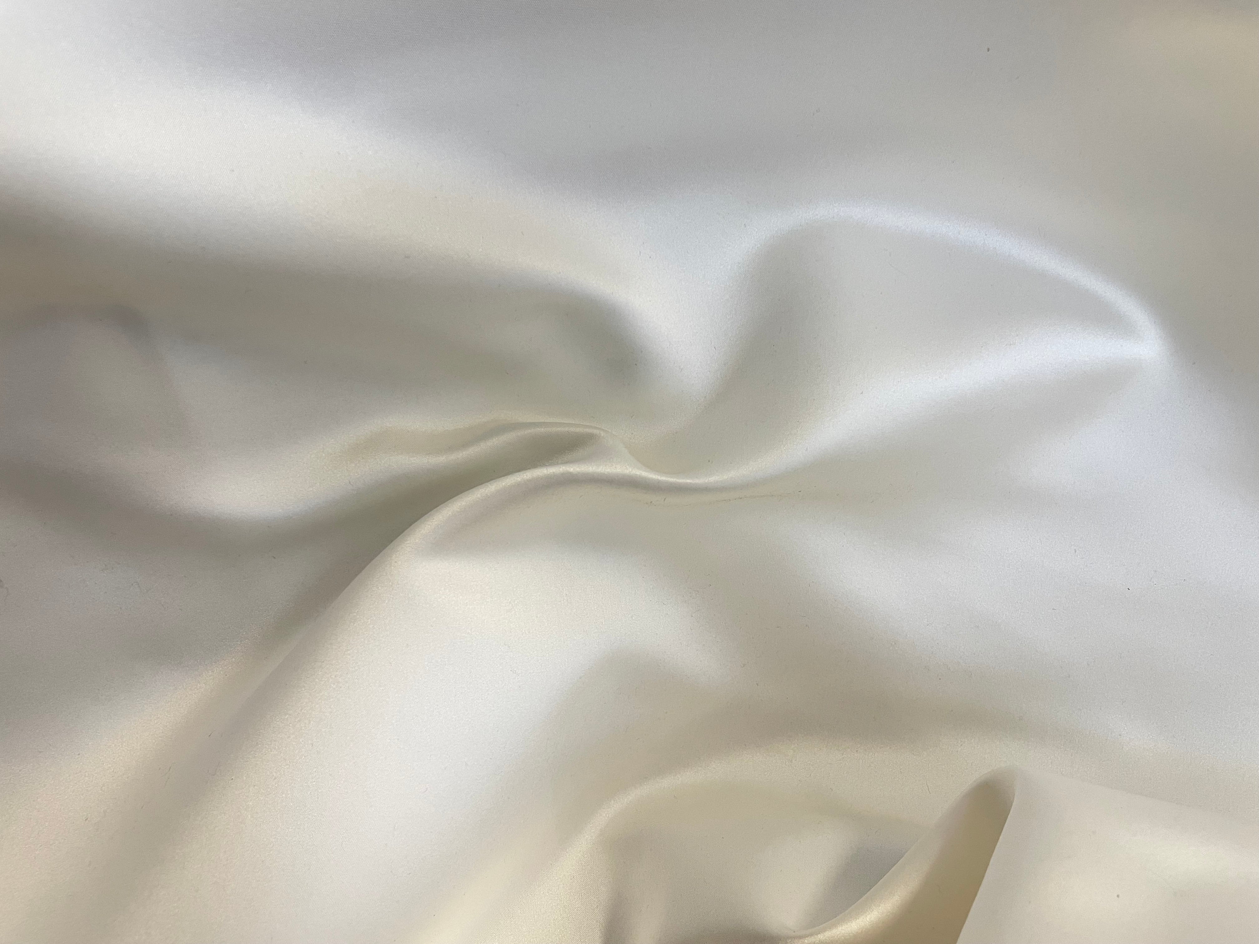 Ivory Double Face Duchess Satin Fabric main image 0