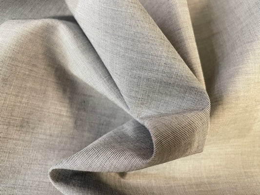 Cotton Shirting - Fused - Grey