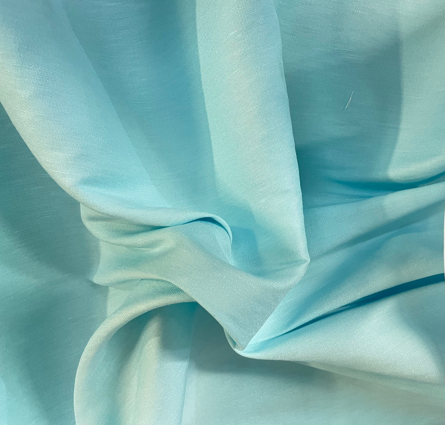 Stretch Linen - Pastel Blue