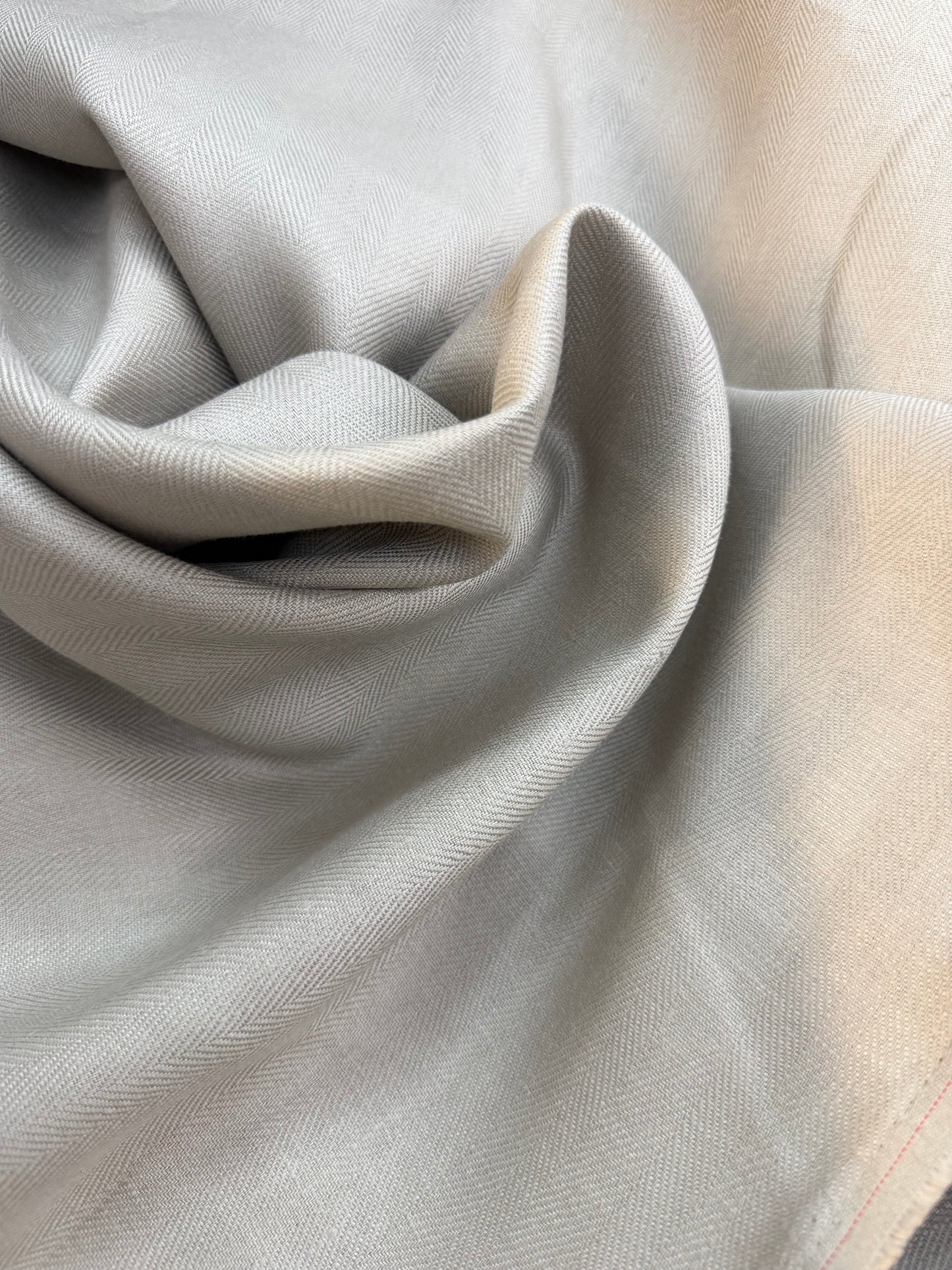 Linen - Taupe Herringbone
