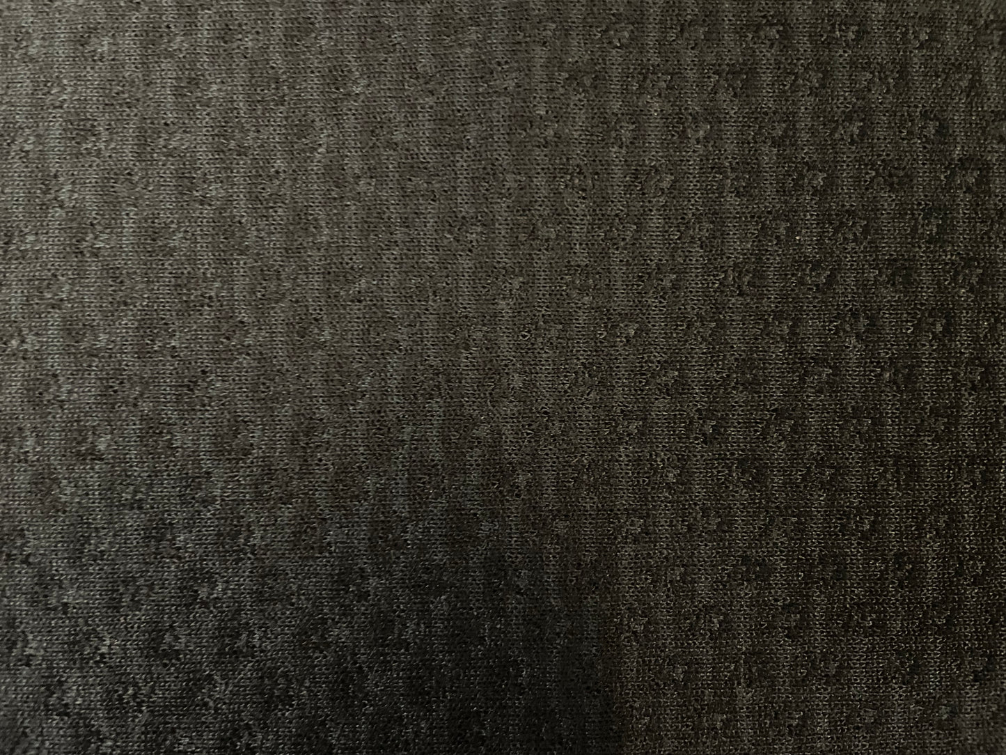 Textured Cotton Jersey - Warm Black