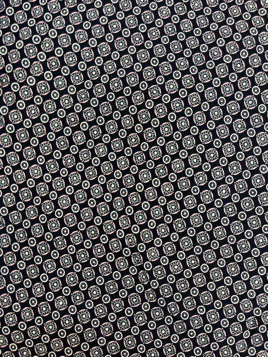 Cotton Spandex Print - Mini Geometric