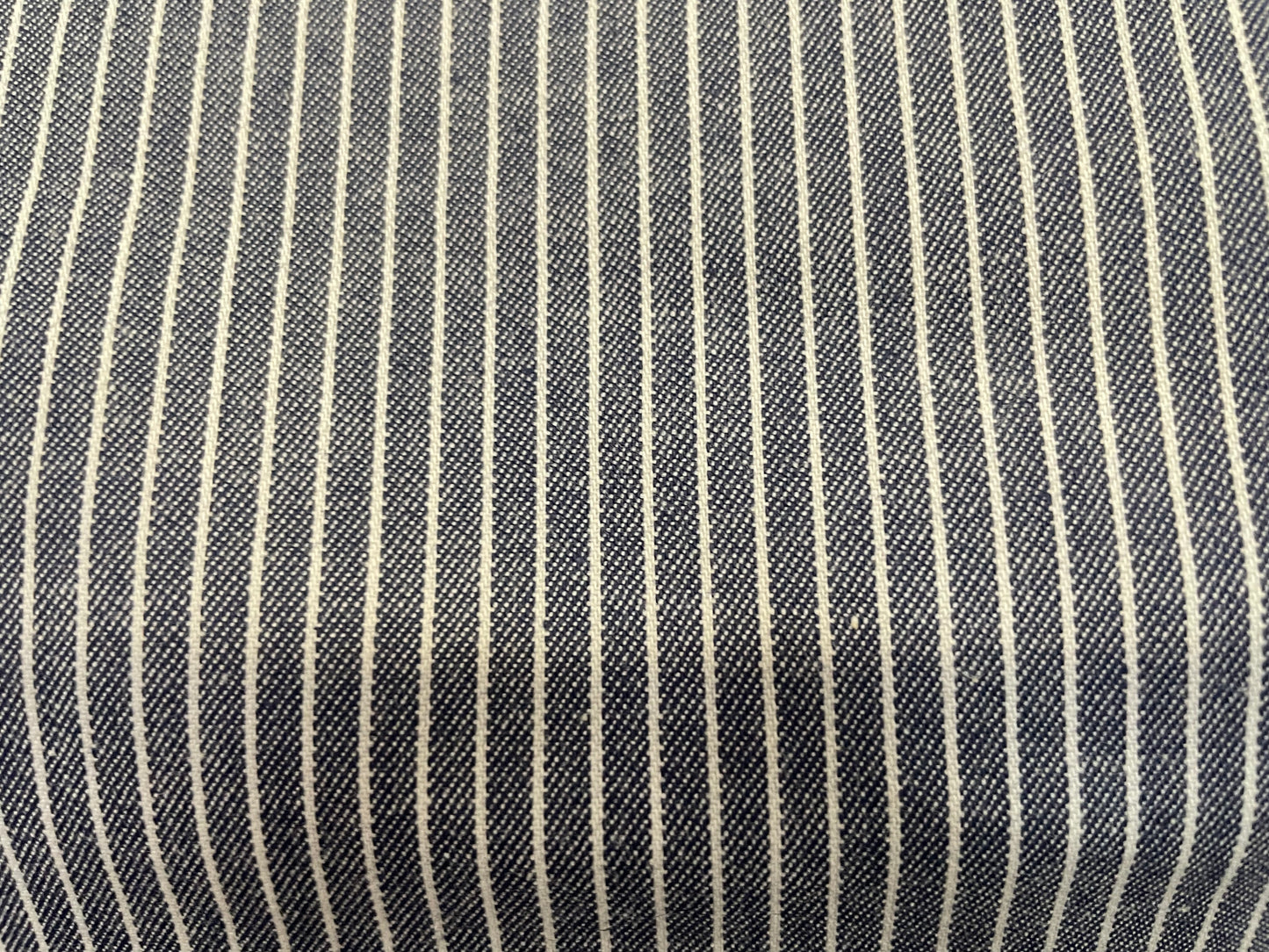 Stripe Cotton - Dark Blue & Off-White