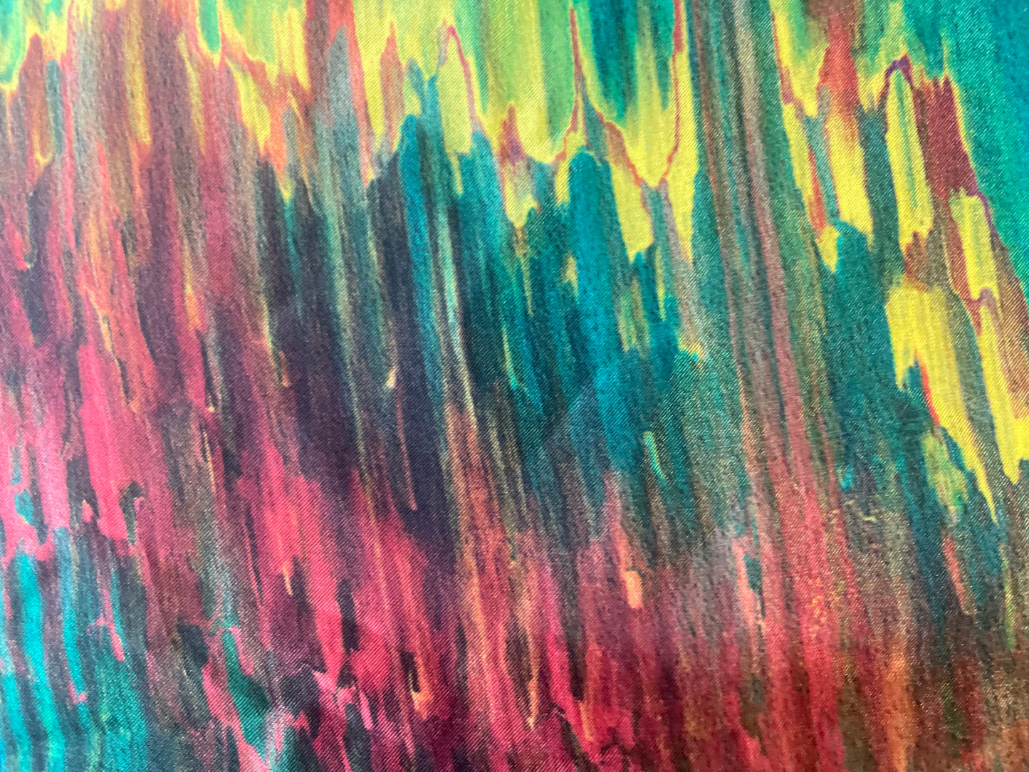 Digital Printed Rayon Charmeuse - Abstract Multicolor