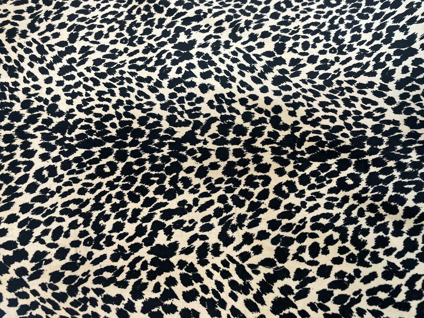 Printed Cotton Velvet - Cheetah Animal