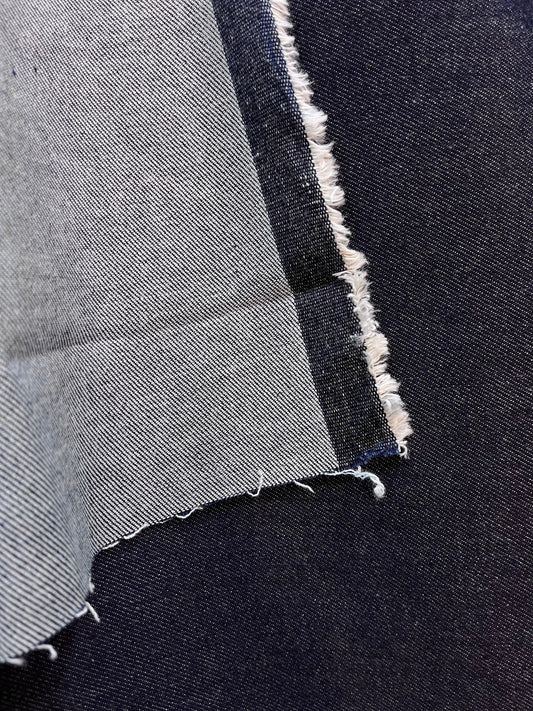 Cotton Stretch Denim - Dark Indigo