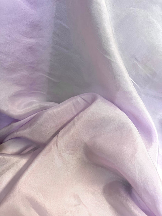 100% Silk Habotai Lining - Light Purple