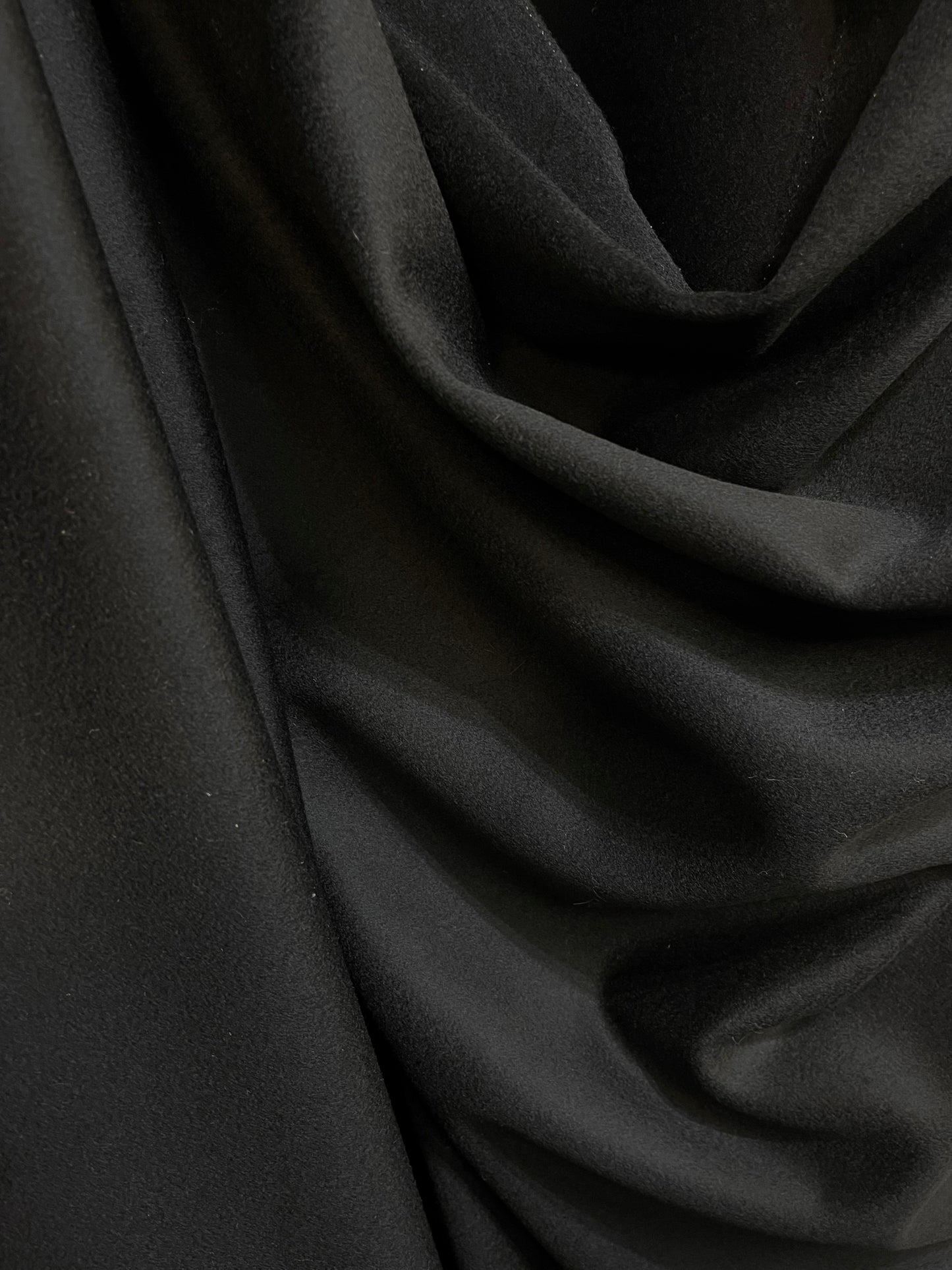 Designer Cashmere Wool - Jet Black