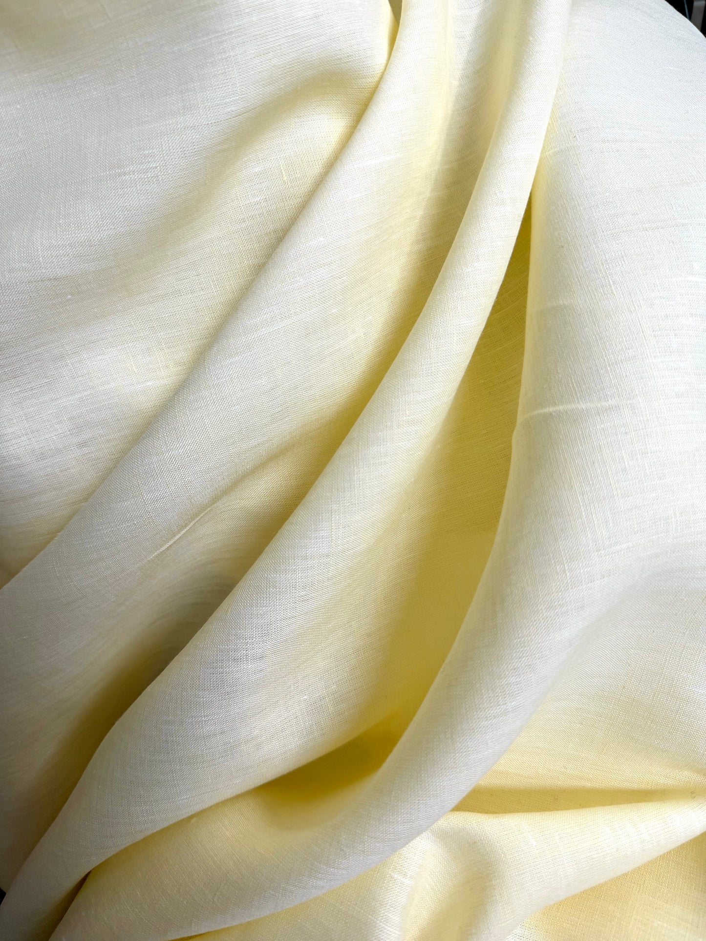 Heather Linen - Butter Yellow