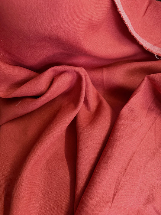 Washed Linen - Rust Red