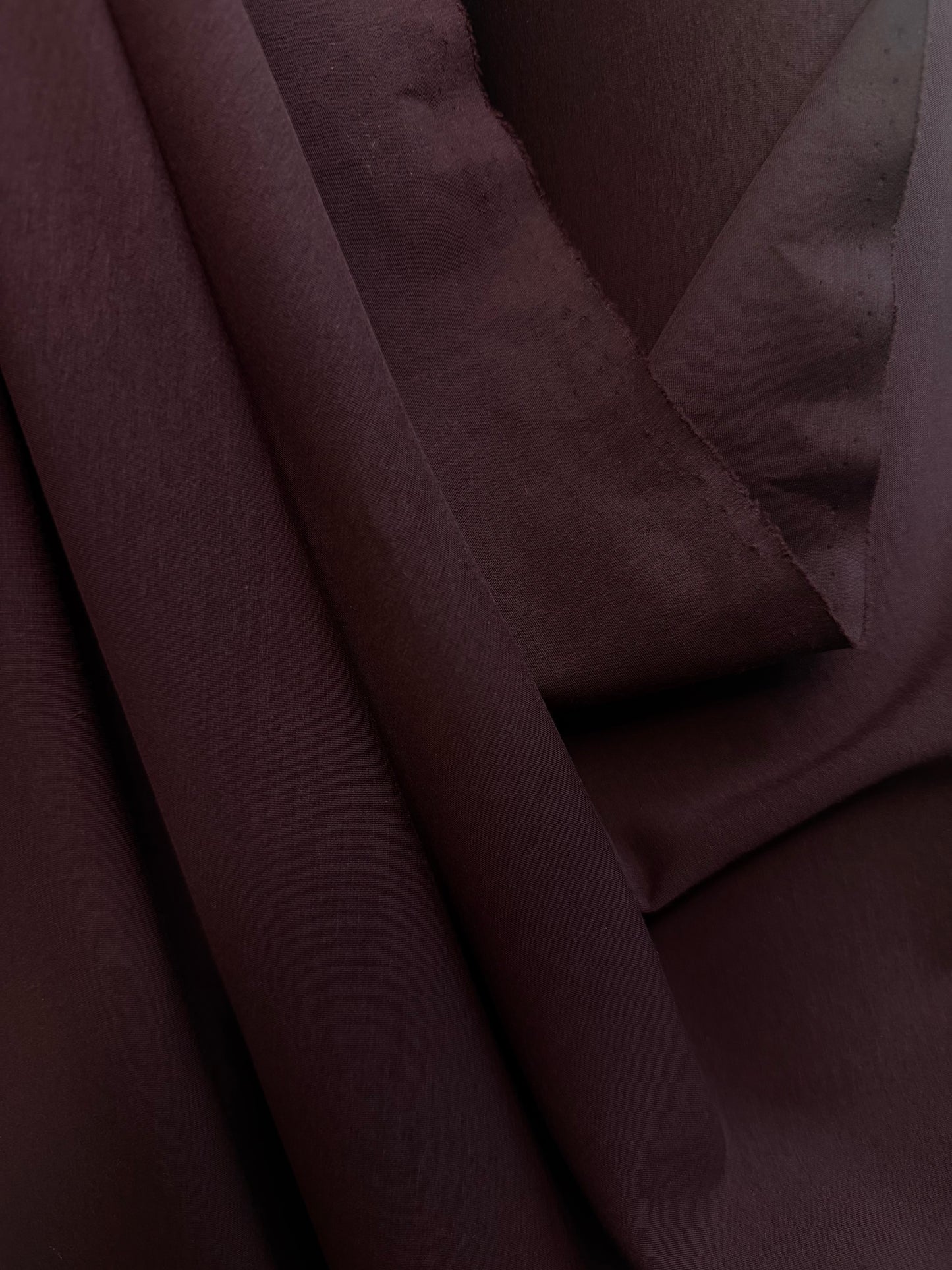 Italian Cotton Double Knit - Burgundy Heather