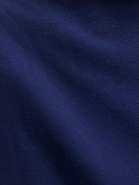 Heritage Label - Italian Melton Twill Wool - Ocean Blue