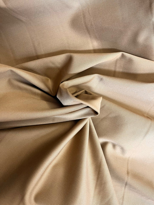 Stretch Cotton Twill - Khaki