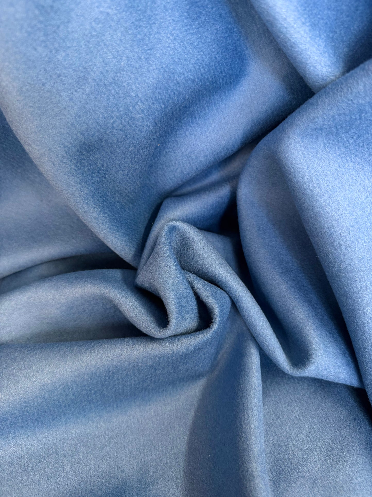 Heritage Label - Italian Flannel Camel Hair Wool - Periwinkle Blue